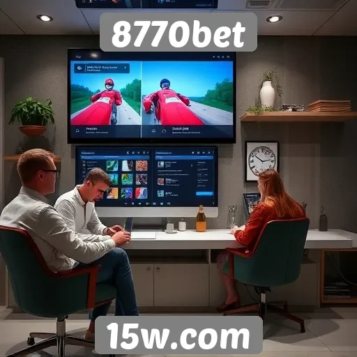 Acessibilidade e design do site 8770bet