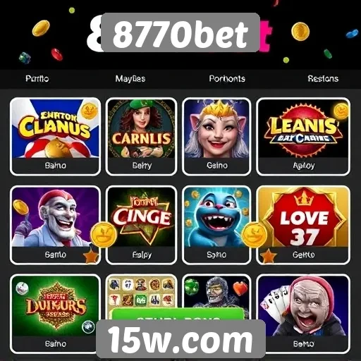 8770bet oferece diversas opções de jogos online