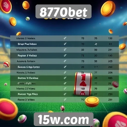 Comparação entre 8770bet e concorrentes
