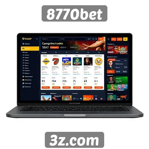 Interface do usuário do 8770bet e a experiência de navegação